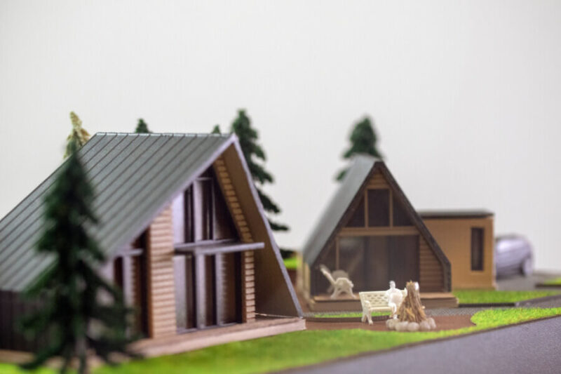 3D printed architectural models