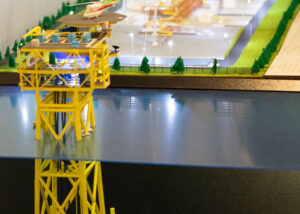 Model of Gas Platform