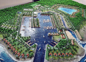 resort archtectural scale model