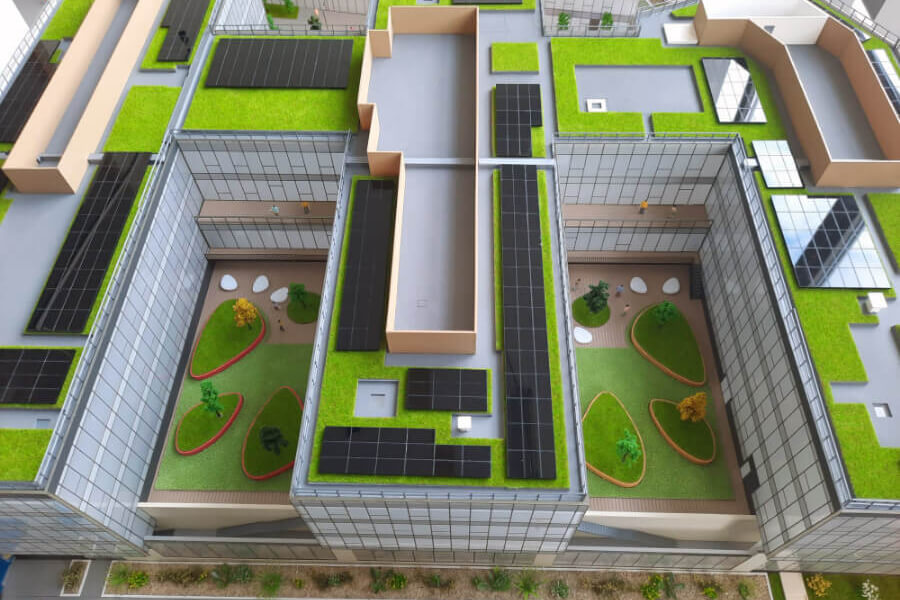 roof-with-photovoltaic-panels roof