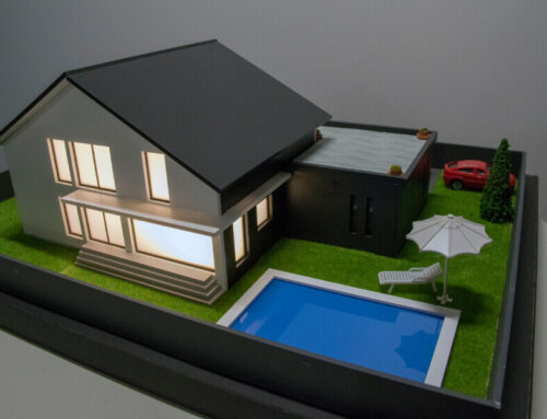 House with Swimming Pool – Miniature House