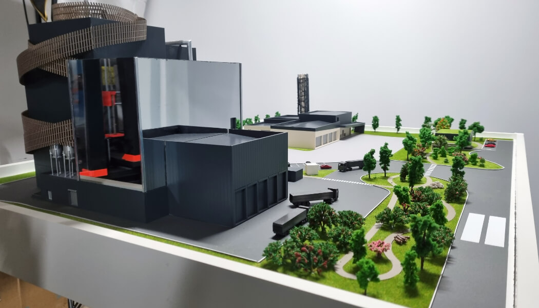 Industrial model Wastewater treatment plant Industrial model Wastewater treatment plant