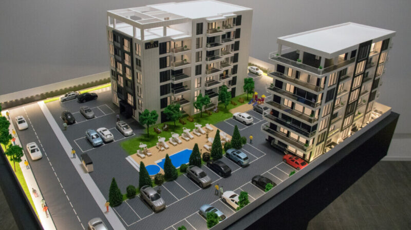 Archiectural Model For Hotels