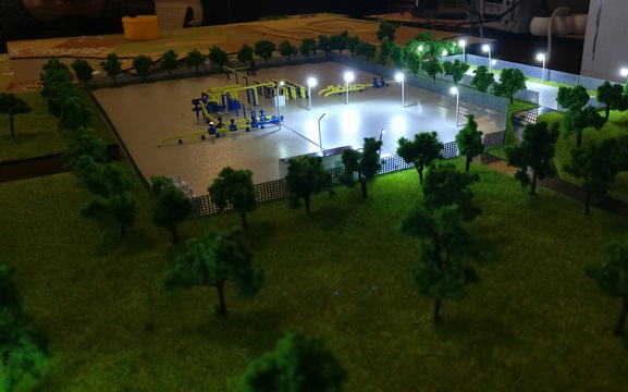 Model of Gas Measuring Station