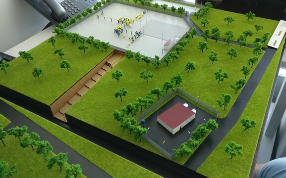 Scale Model Gas Station