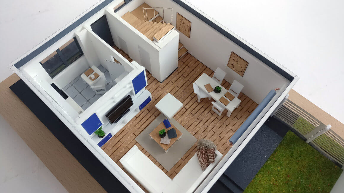Demountable House Model - Architectural Models