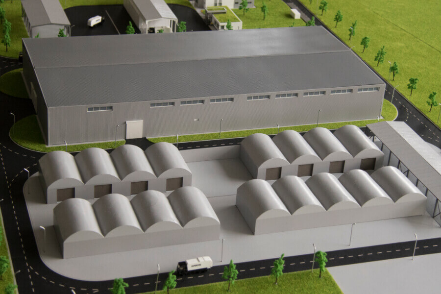 recycling centre scale model recycling centre scale model