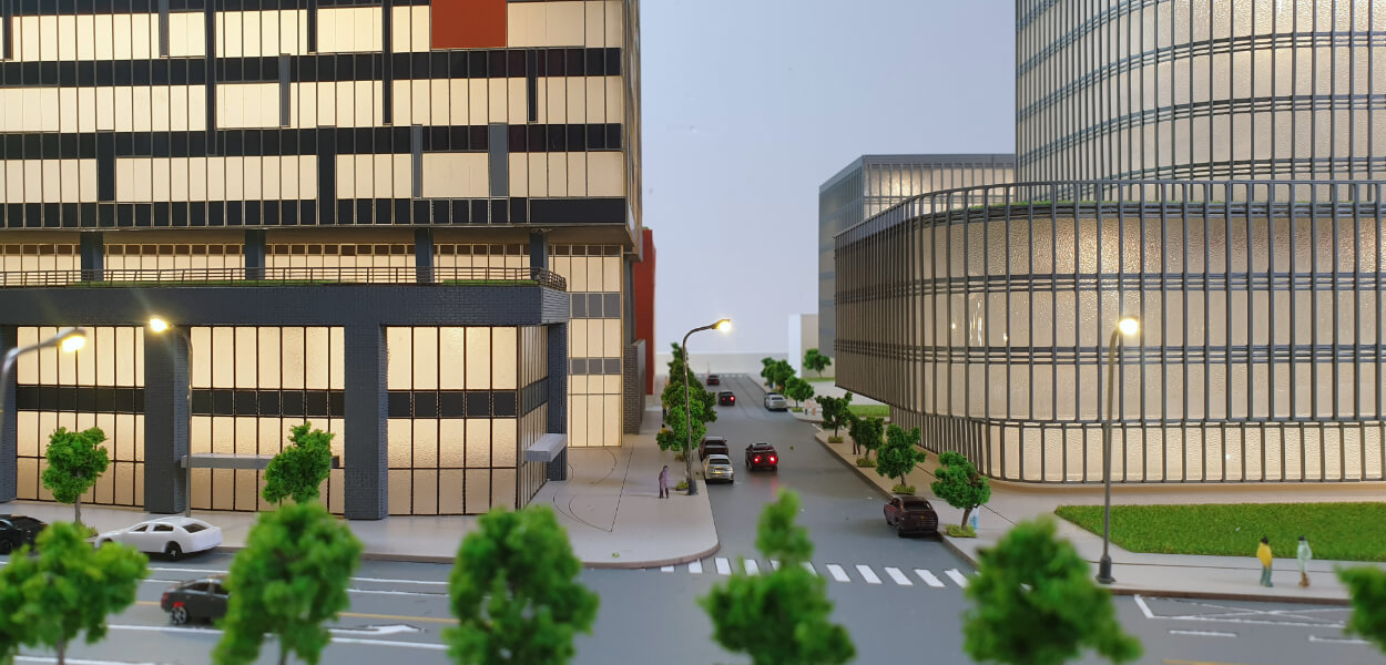 scale model of Office Buildings