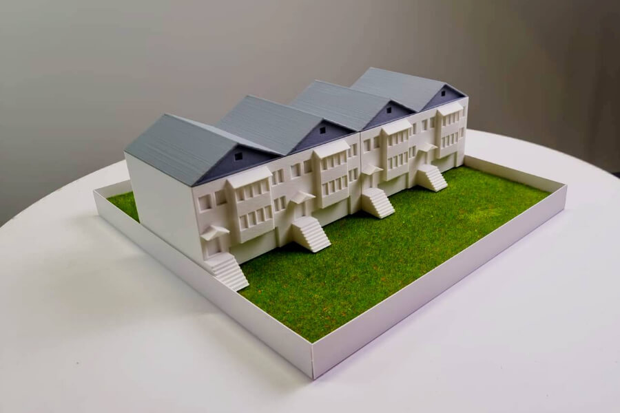 Terraced houses miniature