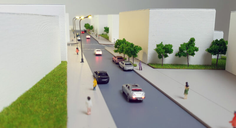 street miniature model