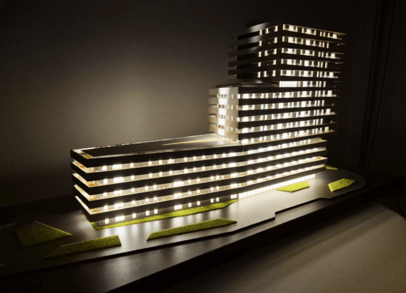 hotel architecture model