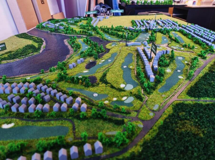 golf course mass model
