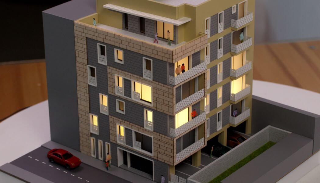 small residential Building model small residential Building model