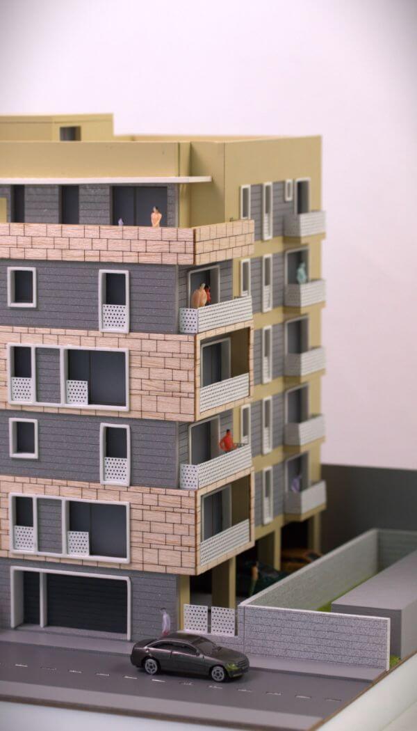 small residential Building scale model small residential Building scale model