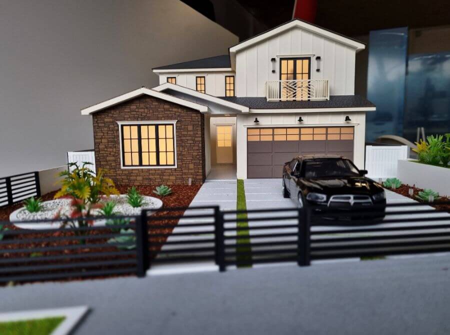 House model with Lighting House model with Lighting