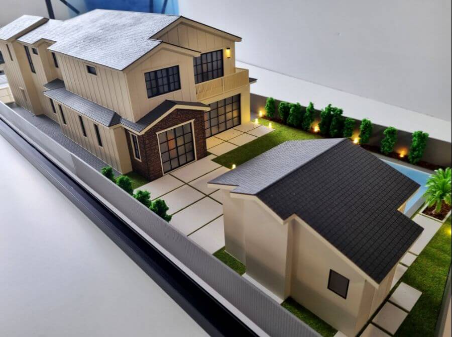 House scale model House scale model