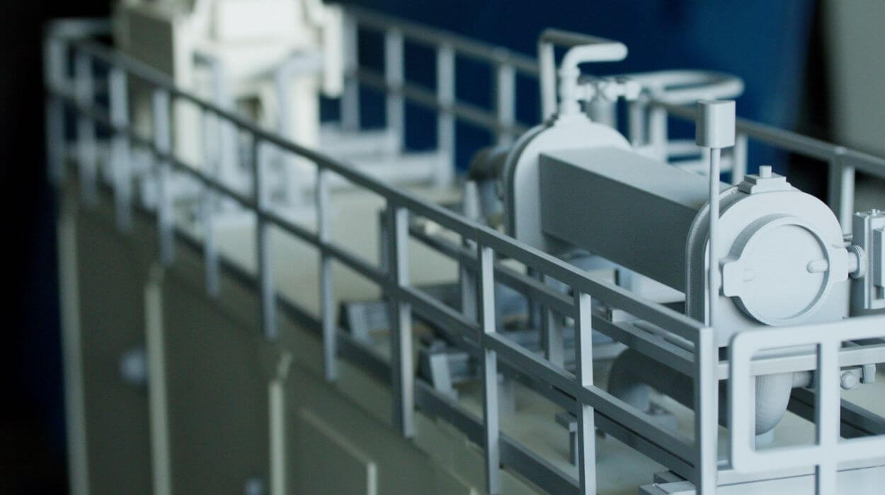 Scale model for module CO₂ Scale model for module CO₂
