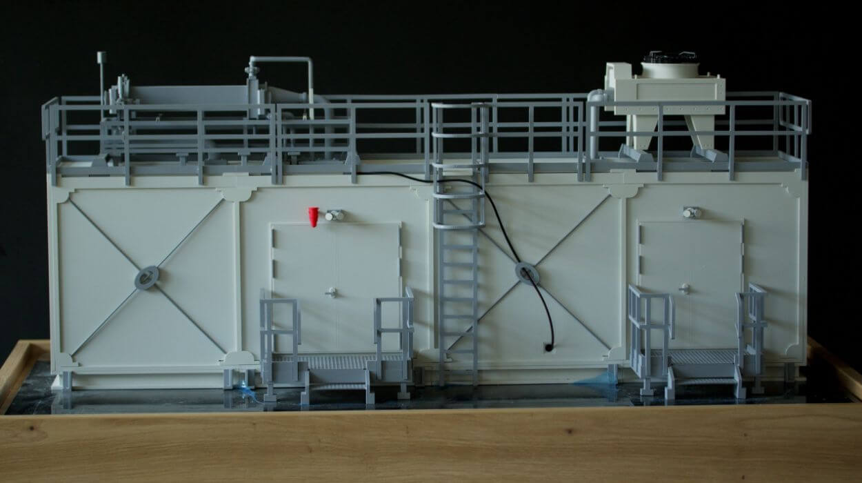 scale model Direct Air Capture module scale model Direct Air Capture module