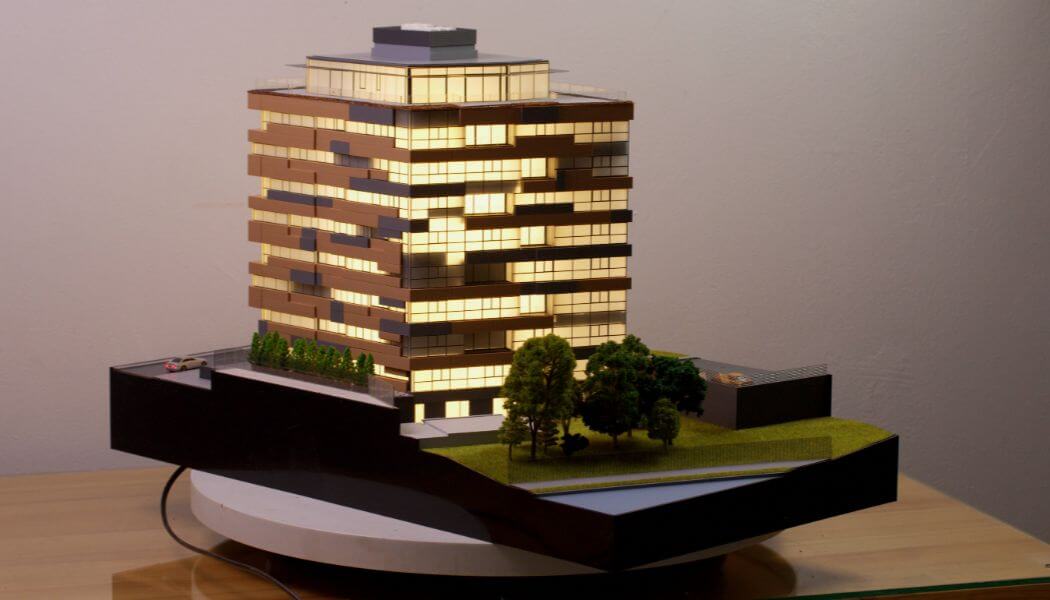 Modern architecture model