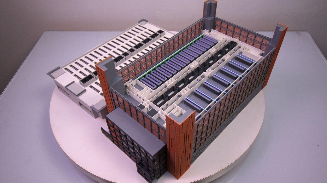 Modern Data Center Facility - Architectural Models