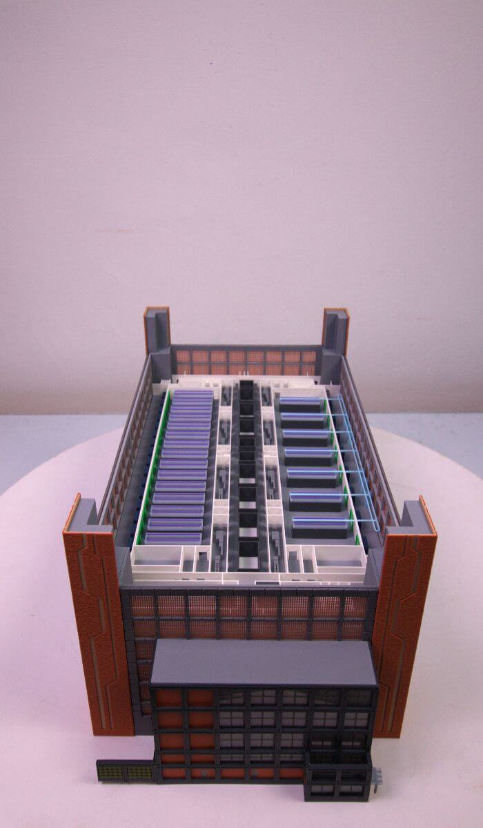 Modern Data Center Facility - Architectural Models
